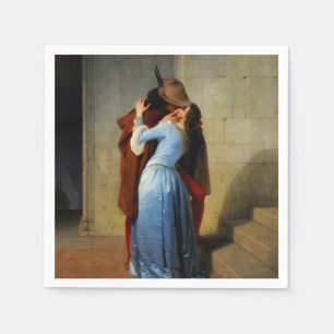 Serviette En Papier Le Kiss Francesco Hayez