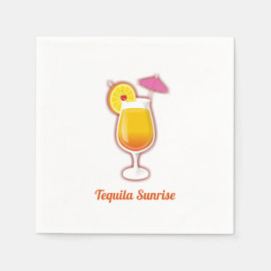 Serviette En Papier Le lever du soleil de Tequila