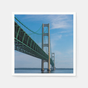 Serviette En Papier Le long du pont Mackinac