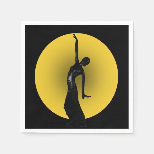 Serviette En Papier Le Lune Me Rappelle 1 (Devant)