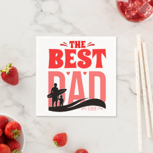 Serviette En Papier Le Meilleur Papa du Monde