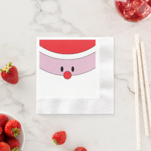 Serviette En Papier Le mignon Père Noël