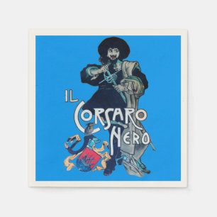 Serviette En Papier LE NOIR CORSAIR gris