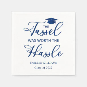 Serviette En Papier Le Parti de la Graduation Tassel valait la peine d