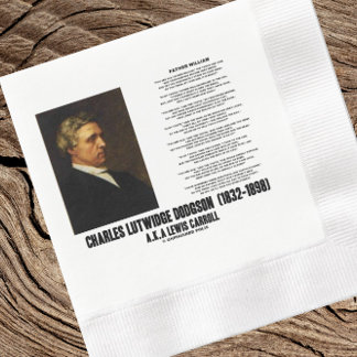 Serviette En Papier Le pays des merveilles Charles Lutwidge Dodgson de