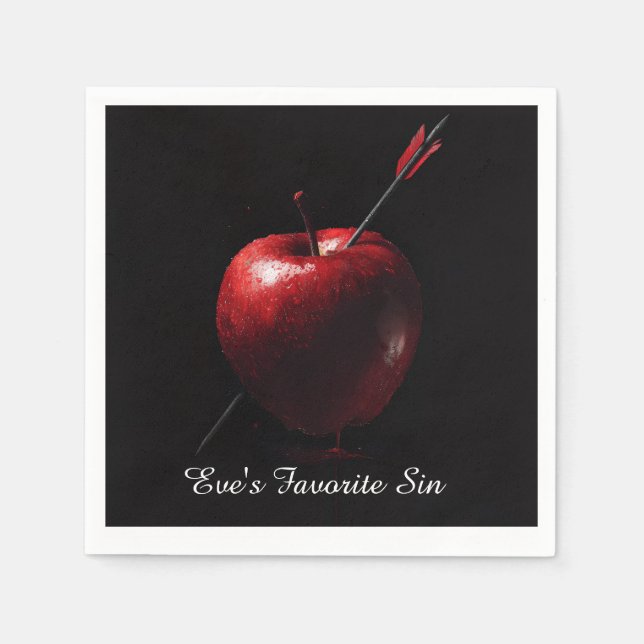Serviette En Papier Le Péché Favori d'Eve  (Devant)