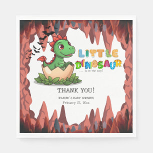 Serviette En Papier Le petit dinosaure est en route
