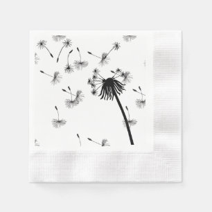 Serviette En Papier Le pissenlit souhaite des serviettes par le phare