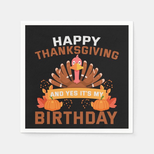 Serviette En Papier Le poison de My Birthday (Devant)