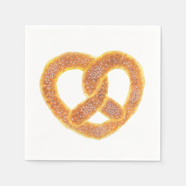 Serviette En Papier Le Pretzel (Devant)