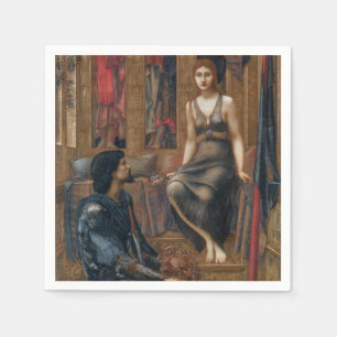 Serviette En Papier Le roi Cophetua et la servante mendiante (par Burn