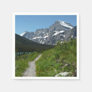 Serviette En Papier Le sentier du lac Josephine avec la guilde du mont