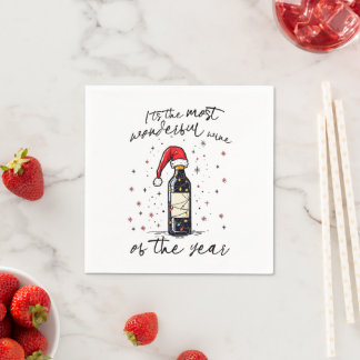 Serviette En Papier Le Vin le plus merveilleux de l'année