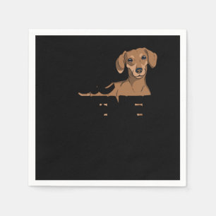 Serviette En Papier Le Wiener Whisperer Funny Dachshund