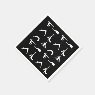 Serviette En Papier Le yoga pose
