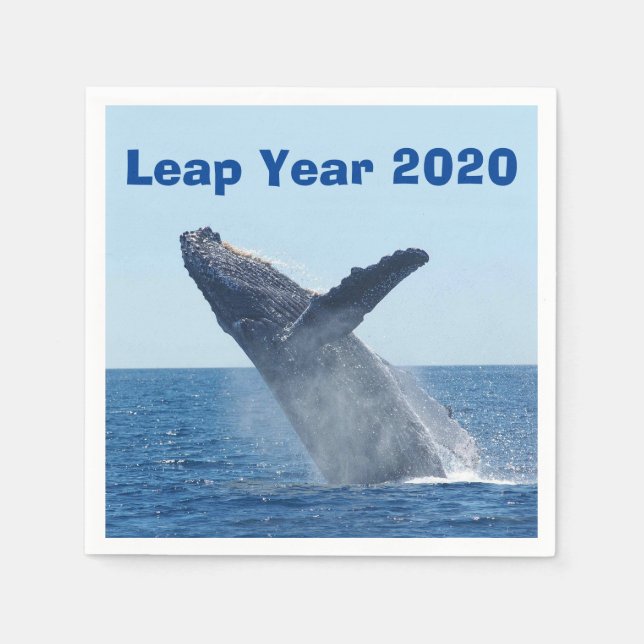 Serviette En Papier Leap Year 2020 (Devant)