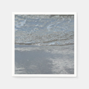 Serviette En Papier L'eau sur la plage Photographie Abstraite