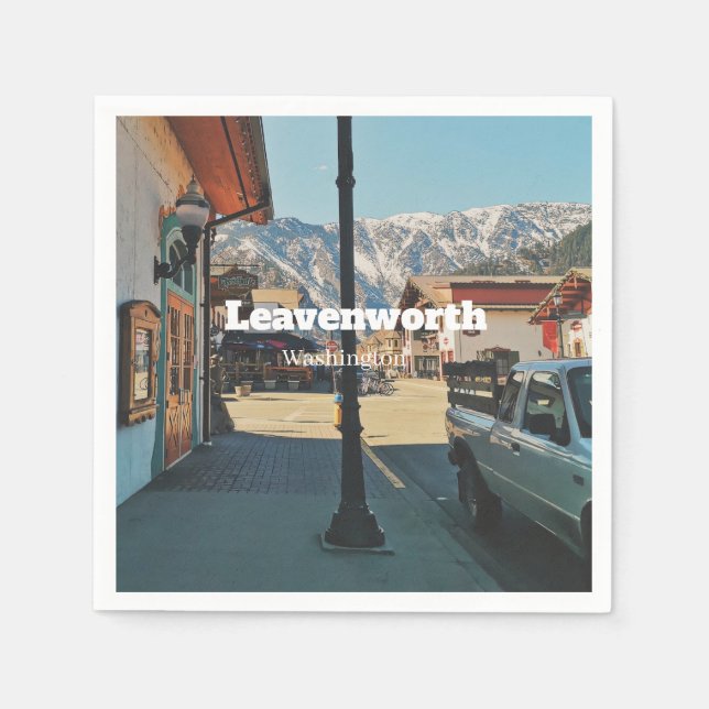 Serviette En Papier Leavenworth - Washington  (Devant)