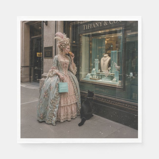 Serviette En Papier Lèche-vitrines (Devant)