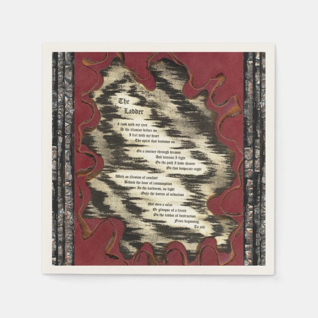 Serviette En Papier L'échelle (Devant)