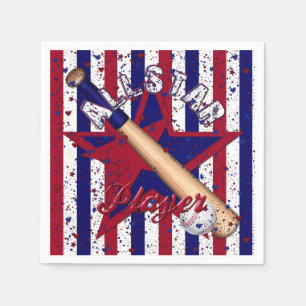 Serviette En Papier Lecteur All-Star, Joueurs de balle, serviettes en