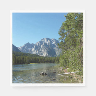 Serviette En Papier Leigh Lake, parc national de Grand Teton