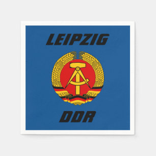 Serviette En Papier Leipzig, DDR - Allemagne de l'Est