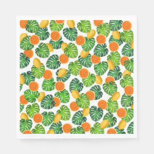 Serviette En Papier Lemons orstwhite