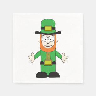 Serviette En Papier Leprechaun