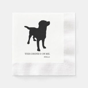 Serviette En Papier Les amoureux des animaux de compagnie Cocktail Nap