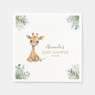 Serviette En Papier Les animaux de la jungle sauvage