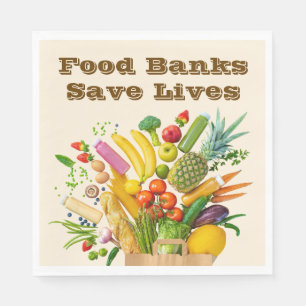 Serviette En Papier Les banques alimentaires sauvent des vies