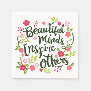 Serviette En Papier Les beaux esprits inspirent d'autres pour citer la