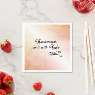 Serviette En Papier Les Coiffeurs Le Font Avec Style