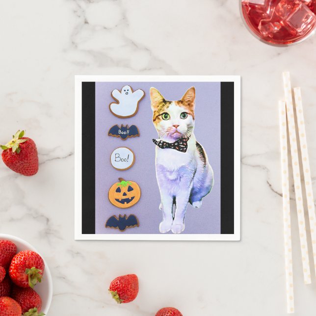 Serviette En Papier Les cookies d'Halloween de Cléopâtre (En situation)