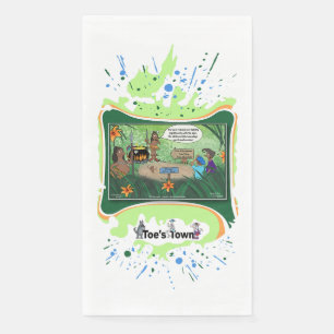 Serviette En Papier Les enfants et l'écriture cursive Humour de logi