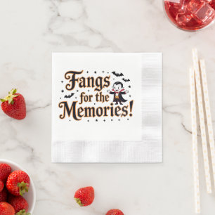 Serviette En Papier Les Fangs Pour Les Souvenirs