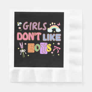 Serviette En Papier Les Filles N'Aiment Pas Les Garçons