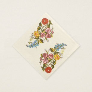 Serviette En Papier les fleurs chongariennes délicates