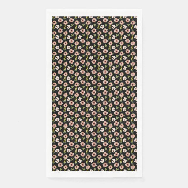 Serviette En Papier Les fleurs sont le soleil de l'âme (Devant)