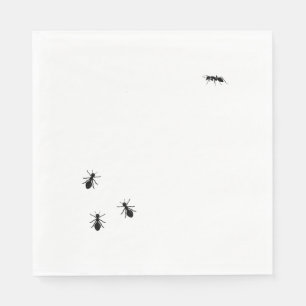 Serviette En Papier Les Fourmis À Votre Pique-Nique