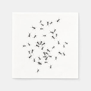 Serviette En Papier Les fourmis partout