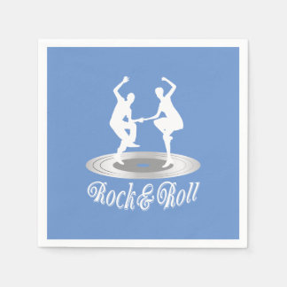 Serviette En Papier Les gens dansent Rock and roll