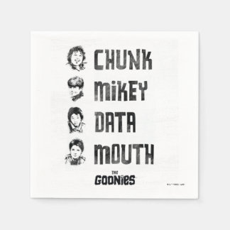 Serviette En Papier Les Goonies | Couche, Mikey, Données, Bouche