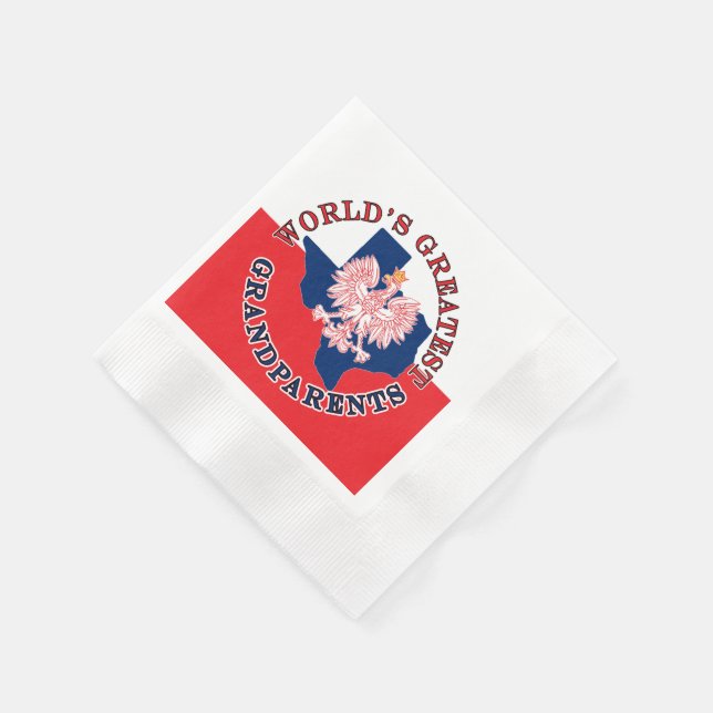 Serviette En Papier Les grands-parents du monde (Coin)