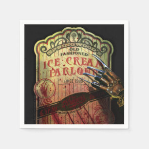 Serviette En Papier Les Griffes de la nuit Springwood's Ice Cream