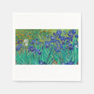 Serviette En Papier Les Iris de Vincent van Gogh