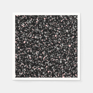 Serviette En Papier Les jetons en marbre façonnent les pièces texturée