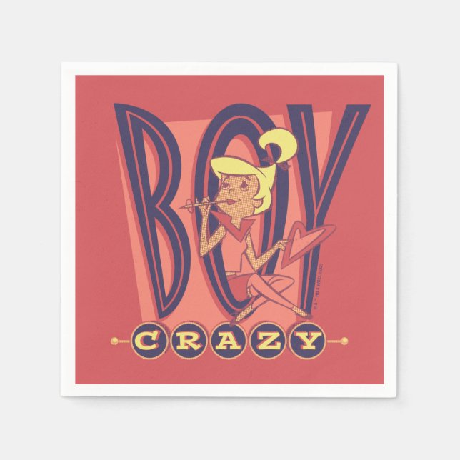 Serviette En Papier Les Jetsons | Boy Crazy (Devant)