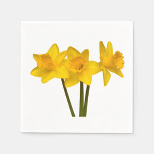 Serviette En Papier Les "jonquilles" conçoivent les serviettes de